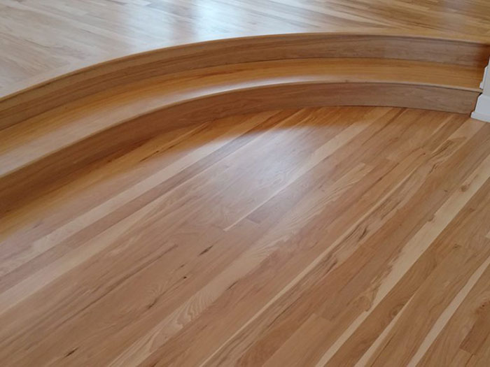 Hickory Plank<br>Refinished Existing Hickory Plank