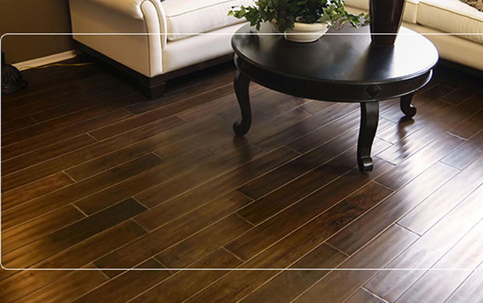 Prefinished hardwood flooring