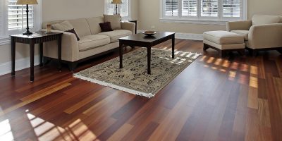 Hardwood flooring showroom